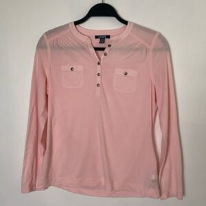 Chaps pink pink Long sleeve - M (petite)